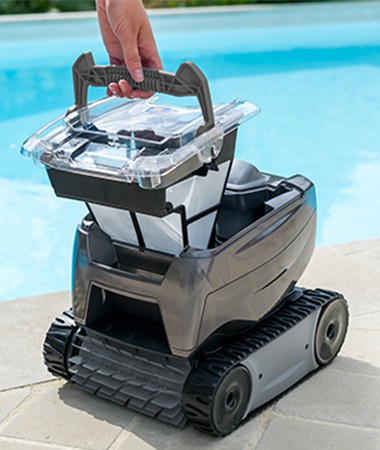 Filtre 3L ergonomique, accès par le dessus Robot piscine électrique Zodiac OT 3200